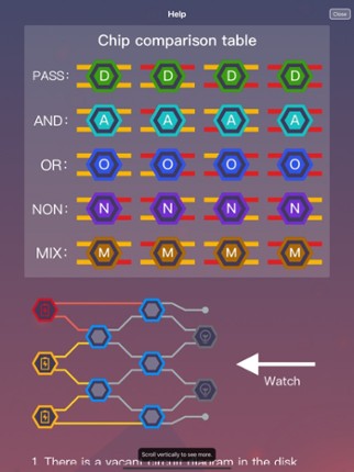 Logic Circuit Puzzle screenshot
