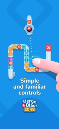 Merge &amp; Blast 2048 - shooting screenshot