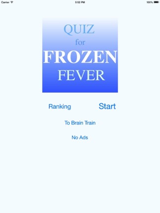 Quiz for Frozen Fever &amp; Frozen screenshot