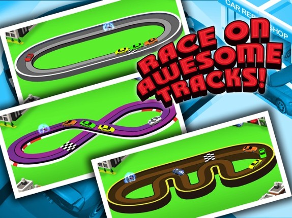 Slots Cars Smash Crash: A Wrong Way Loop Derby Driving Game screenshot