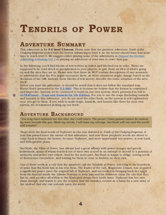 Tendrils of Power (5e) Image