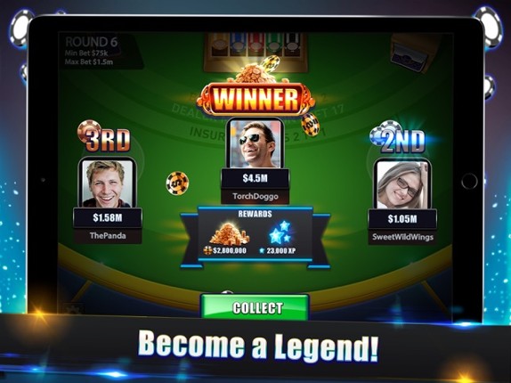 Blackjack Legends: 21 Online screenshot