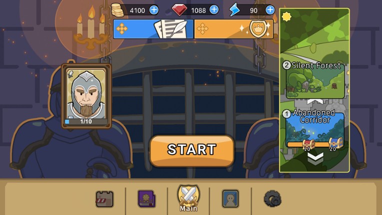 Brave Hero:Puzzle Dungeon Card screenshot