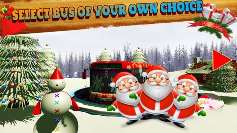 Christmas Party Snow Coach Bus Simulator Pro 2016 screenshot