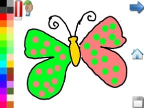 Coloring Book: Butterfly Image