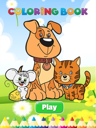 Dog Cat Rat Coloring - Activities for Kids screenshot