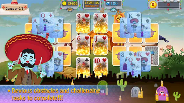 Halloween Solitaire: Muertos screenshot