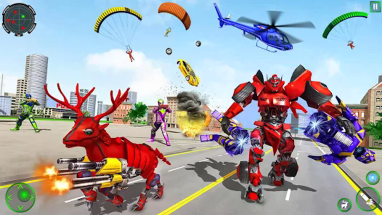 Deer Robot Car Game-Robot Game screenshot