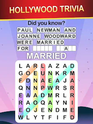 Word Search World Hollywood screenshot