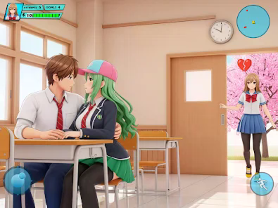 School Love Life: Anime Games Image