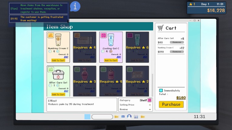 Hair Removal Salon Simulator screenshot