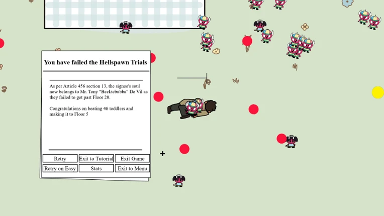 Hellspawn Trials: how many toddlers can you beat in a fight? Image