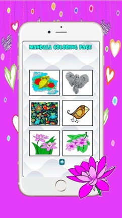 Mandala Coloring Page For Adult : Best Colors Therapy Stress Relieving Book Free screenshot