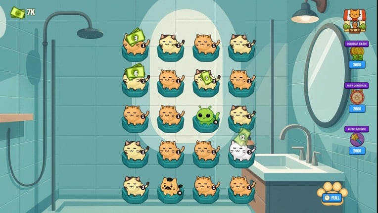 Merge Cats Idle Evolution screenshot