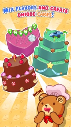 My Cake Maker - Create, Decorate and Eat Sweet Cakes screenshot