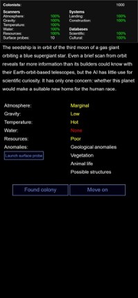 Seedship screenshot