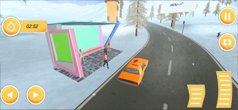 Snow Taxi Driving Simulator screenshot