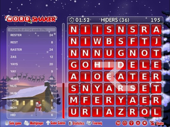 Word Shaker Christmas screenshot