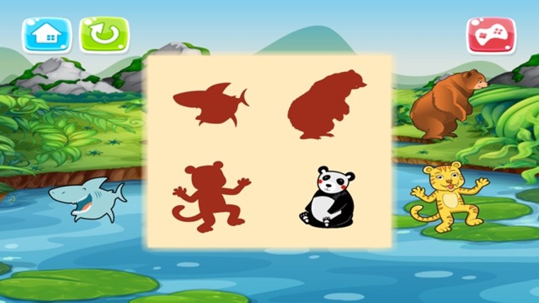 Animals Puzzle - Shadow And Shape Puzzles For Kids screenshot