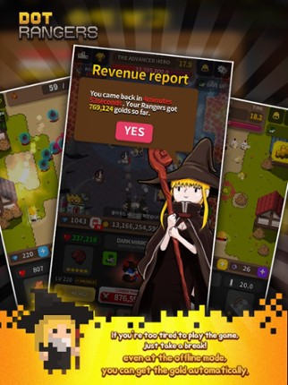 Dot Rangers Idle RPG screenshot