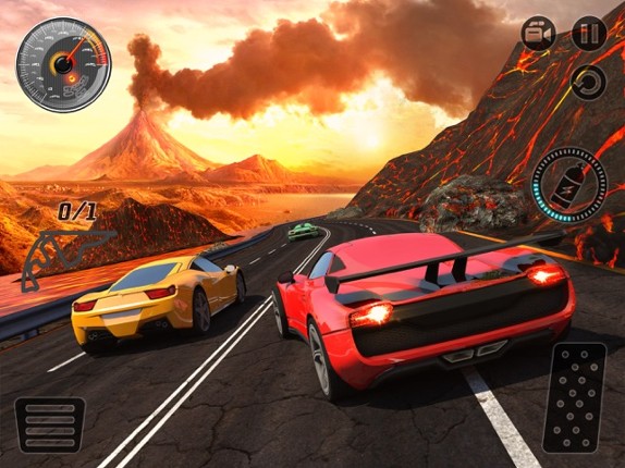 Fast Racing Car Simulator 3D - Winter Race 2017 screenshot