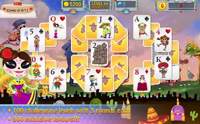 Halloween Solitaire: Muertos screenshot