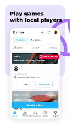RacketPal: Find Nearby Players Image