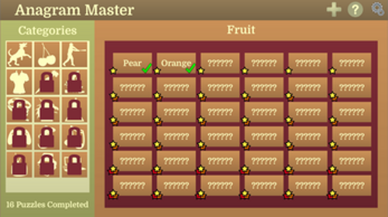 Anagram Master screenshot