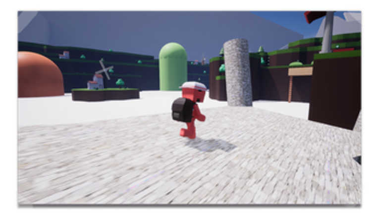 Rocket on Land Image