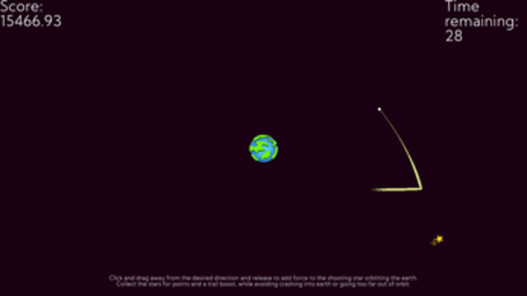 Shooting star screenshot