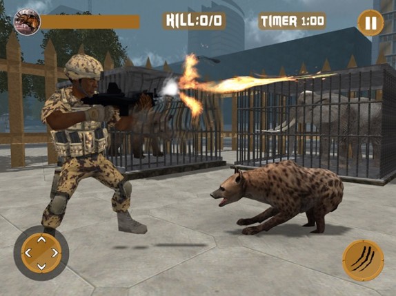 Hyena Rampage : Wild Animal Simulator 2017 screenshot