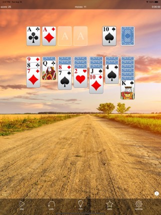 Klondike · Solitaire screenshot
