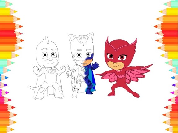 Mask Coloring Book screenshot