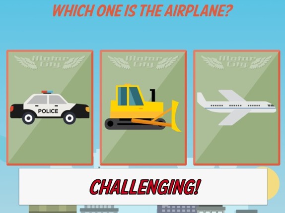 Motory City Kids Vehicles Game screenshot