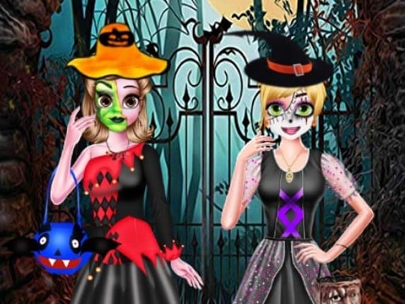 SISTERS HALLOWEEN DRESSES Game Cover