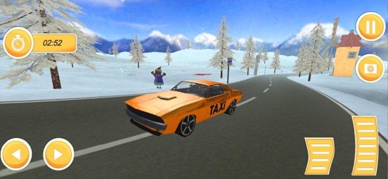 Snow Taxi Driving Simulator screenshot