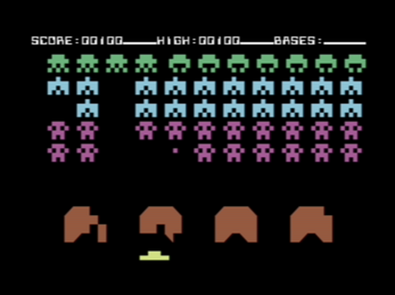 Space Invaders 2 (C64) screenshot