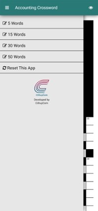 Accounting Terms Crossword screenshot