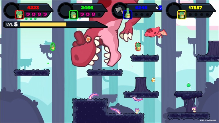 Dino-Ducks Dash screenshot