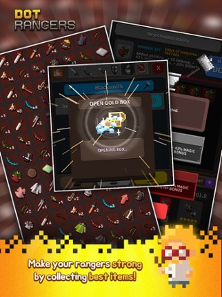 Dot Rangers Idle RPG screenshot