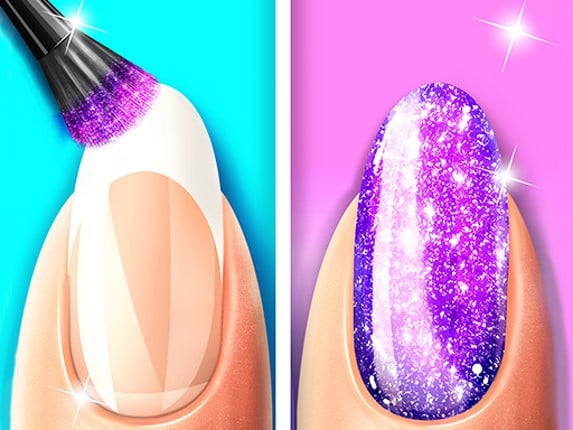 Fashion Makeup Nail Salon Game Cover