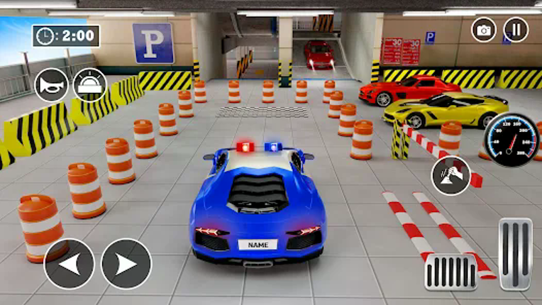 Multi Level Police Car Parking Image