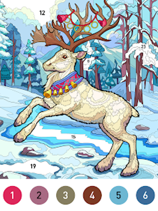 Christmas Winter Coloring Book screenshot