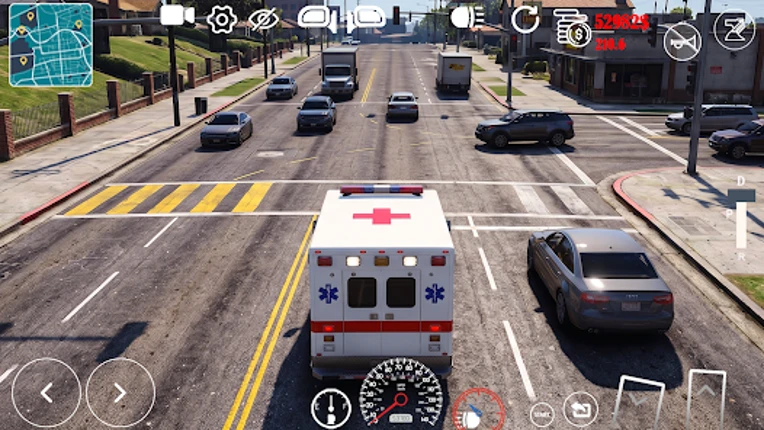 Open World Vehicle Driving Sim screenshot