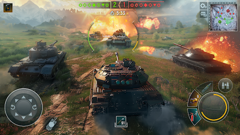 Tank Force: Battle Tanks Games screenshot