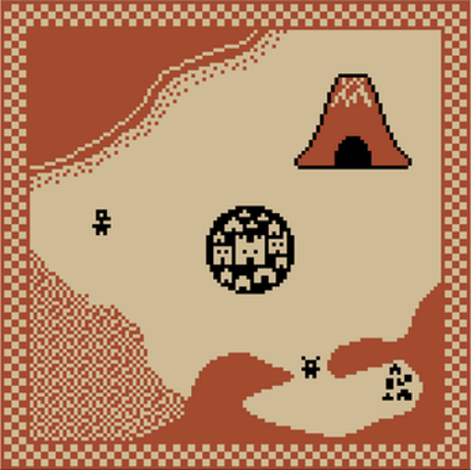 Little duck's big adventure: a bitsy RPG screenshot