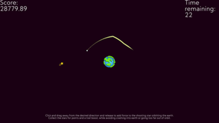 Shooting star screenshot
