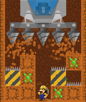 The Miner Digs Image