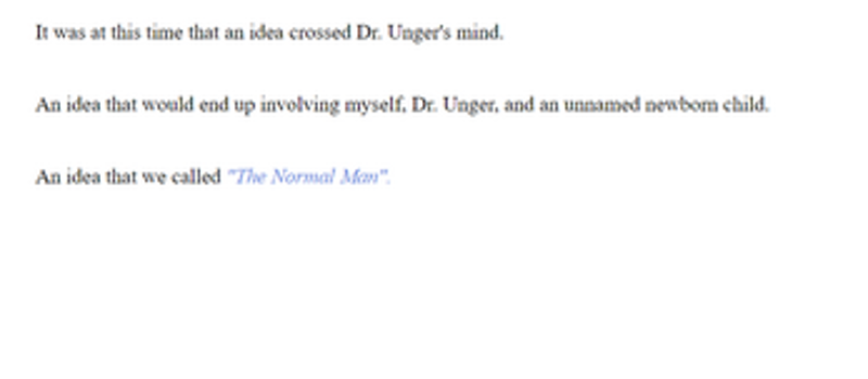 The Normal Man. (V2.0) Image