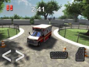 Hospital Rush Ambulance Parking Image